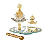 Colcolo Brûleur D'encens Arabe avec Cadeaux de Fête, élégant et Simple, Porte-cône D'encens Décoratif pour étagère de Bureau