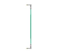 Colcolo Câble de Liaison d'Effets Guitare Câble Cordon Audio Connecteur Jack Câble Blindé Cuivre et Gaine Pvc Atténuation des Interférences et Prises Coudées, Cyan, 38 4.6 1.2 Cm