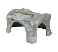 Colcolo Cachette pour Reptiles, décoration d'aquarium, Micro, Maison, Jouet pour Poissons, Fausse Grotte rocheuse en résine pour Gecko léopard