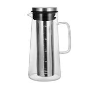 Colcolo Cafetière à infusion à froid, infuseur à thé, pichet à, carafe en verre facile à nettoyer avec bec verseur pour réfrigérateur à jus, 1000 Ml 23 X 10.5 Cm