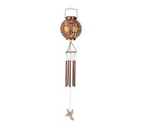 Colcolo Carillon éolien 94 Cm, Lanterne Solaire, Cloches à Vent, Son Mélodieux, éclairage, Carillon éolien, Lumière à énergie Solaire pour Jardin, Porche,