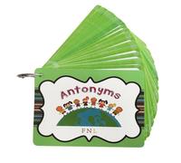 Colcolo Cartes d'Antonymes pour Enfants de Éducatives Illustrées Pédagogiques avec Étiquettes Imprimées et Images Nettes Adaptées