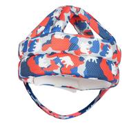 Colcolo Casque de sécurité pour bébé, protège-chef en mousse, Anti-, Anti-Collision, casquette de protection, pare-chocs de dessin animé, chapeau, Ours bleu et blanc