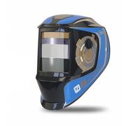 Colcolo Casque de Soudage Auto-obscurcissant Masque Visière Lunette Filtre Solaire Coque avec Protection Menton Profil Compact, Casque De Soudage Couleur Réelle + Adaptateur
