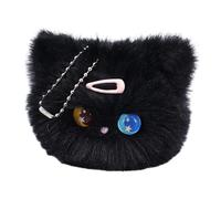 Colcolo Cat en peluche Keychain Pendant Poll Doll Home Decor portable Poll Poll Keyring Sac charme pour les adolescents enfants Gift Adultes Gift, Bleu Marron Noir