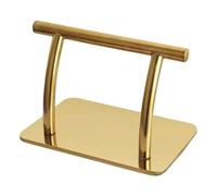 Colcolo Chaise de barbier repose-pieds pédale chaise de barbier pièces accessoire support universel pour coiffure Salon de beauté shampoing coiffeur, or