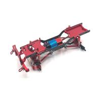 Colcolo Châssis Voiture Électrique Télécommandée Châssis Cadre Plateforme Kit Métal Fibre de Carbone avec Moteur 370 Géométrie Réglable et Traction Stable, Rouge