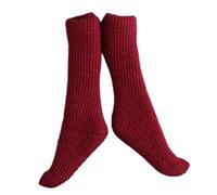 Colcolo Chaussettes tubulaires rétro 1:12 pour poupées, accessoire de déguisement, cosplay décontracté, chaussettes mi-mollet élégantes pour figurines de 15, Rouge