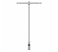 Colcolo ouille T Manche Longue liquet Bâton Douille Hexagonale Acier 50BV30 Finition Polie Structure Pivotante 180 Degrés Adaptée aux, 13mm