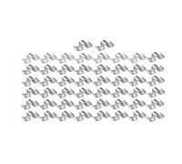 Colcolo Clips de selle pour caillebotis, clips de plaque de grille robustes et polyvalents pour sols industriels, systèmes de drainage et mezzanines, 50 Pièces