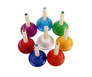 Colcolo Clochte Musicale Ergonomique | Corps En Métal Coloré, Clochte à Main, pr École