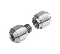 Colcolo Clous de Pouce pour de Poche, vis Robustes et faciles à Installer, pièce de de 0,4 cm pour la randonnée, la Survie sur Les sentiers, Couleur Titane