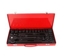 Colcolo Coffret Clés à Douille Automobile avec Poignée à Cliquet Rallonges et Articulation Universelle pour Travaux Bricolage et Atelier Professionnel Étui