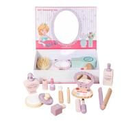 Colcolo Coffret de maquillage pour enfants, salon de coiffure, jouet de styliste pour filles, ensemble de beauté réaliste pour habiller une princesse