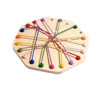 Colcolo Corde démêlante jouet enfant corde noeuds corde boucle jouet Imagination spatiale corde Puzzle jouet dénouer le noeud jouet pour adultes préscolaire, Octogone