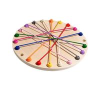 Colcolo Corde démêlante jouet enfant corde noeuds corde boucle jouet Imagination spatiale corde Puzzle jouet dénouer le noeud jouet pour adultes préscolaire, Rond