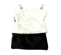 Colcolo Couchage Suspendu pour Planeur Sucre, Cage, lit Suspendu pour Petits Animaux, pour Hamster, écureuil, Gerbille, Noir