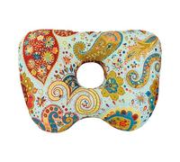 Colcolo Coussin pour piercing d'oreille, housse lavable, portable, doux, pour soutenir les oreilles percées, oreiller de pour dormir sur le côté, Vert Clair