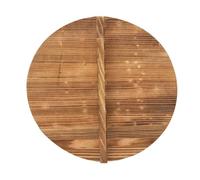 Colcolo Couvercle en bois épais, pratique, léger, rond, polyvalent, universel, anti-brûlure, 32.6 Cm
