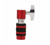 Colcolo Cymbal Clutch Pince Support pour Pièce de Batterie Aluminium Alliage Grip Moleté Pose Intuitive Serrage Sûr de la Réponse de Pédale Adaptée aux Répétitions Concerts Enregistrements, Rouge