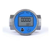 Colcolo Débitmètre Liquide Électronique Compteur Débit Compteur Fluide Débitmètre Numérique Boîtier Compact en Plastique avec, 6 Points, Compteur Instantané Étanche De 6 Points