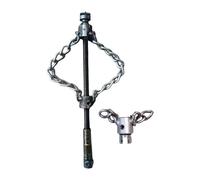 Colcolo Déboucheur robuste, furet de plomberie, accessoire de nettoyage flexible pour douche, lavabo et évier de cuisine, Chaîne Double Simple