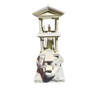 Colcolo Décoration d'aquarium d'inspiration Romaine Antique, Ornement, Accessoires d'aquarium, Sculpture créative et Robuste