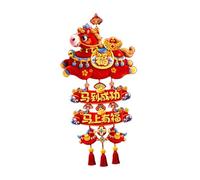Colcolo Décorations suspendues pour Le Nouvel an Chinois, Ornements Traditionnels 2026 pour la fenêtre du Salon, A