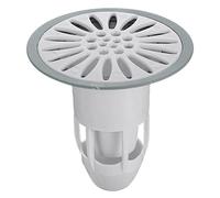 Colcolo Désodorisation Siphon de Sol Attrape-Cheveux Anti-Odeur Anti-colmatage Évier d'égout Crépine Filtre de vidange de Baignoire Universel Anti-Insectes, Blanche