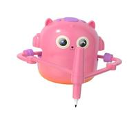 Colcolo Dessin Robot jouet outil éducatif avec 100 cartes d'apprentissage et 2 stylos interactif polyvalent automatique Art Robot cadeau pour les enfants, Rose