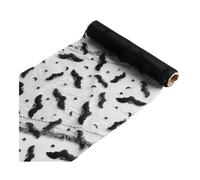 Colcolo d'Halloween, décoration d'Halloween, nappe rustique et créative, pour tables à manger d'extérieur, fournitures de salon, Chauve Souris