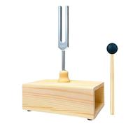 Colcolo Diapason de argenté, accessoire de polyvalent pour la méditation, outil sonore de remplacement robuste pour le soin des oreilles