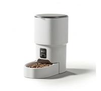 Colcolo Distributeur Automatique pour Animaux Distributeur Nourrisseur Mangeoire Gamelle avec Réservoir 4 L en pour Portions et, 4L, Version De Base Réglage sur La Machine + Distribution Programmée