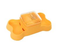 Colcolo Distributeur de friandises pour Chien, mangeoire Lente, Bouton Poussoir, Jouet interactif, Bol de Nourriture pour Chats et Chiens, réduisant