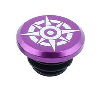 Colcolo Embouts de Guidon en Bouchon D'extrémité de Poignée de Poignée de Vélo pour VTT, Violet A