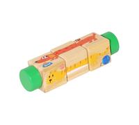 Colcolo en bois avec blocs de bois, jeu de devinette et de préhension manuelle, jouet éducatif pour, cadeau d'anniversaire, Style D