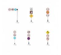 Colcolo Ensemble 6 Panneaux Signalisation pour Maquettes avec Finitions Précises et Matériaux Résistants Architecturales Réseaux Ferroviaires Micro et Projets Diorama