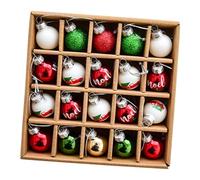 Colcolo Ensemble de Boules de Noël incassables et Brillantes, Coffret Cadeau Classique, décorations pour Sapin de Noël, pour fête d'anniversaire du Nouvel, Voiture Colorée