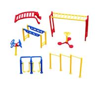 Colcolo Équipements de Fitness Miniatures pour l'extérieur, modèles, Accessoires de Fitness pour Maison de poupée, échelle 1:150, décoration pour Maison