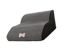 Colcolo Escaliers pour Chiens pour Les Petits Chiens escaliers pour Animaux de Compagnie, Mousse Haute densité légère Confortable pour Le lit Haut lit Non, Gris