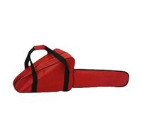 Colcolo Étui de Rangement Tronçonneuse Sac Housse Boîtier Valise en Toile Oxford Protection de avec Nez Étroit Structure Renforcée Adapté au Transport Remise, Rouge, Rouge, 16-18 Pouces
