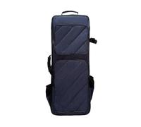 Colcolo Étui Industriel Sacoche Instrument Housse Flûte Pochette de Transport avec Rembourrage Intégral Panneaux Internes Sangle Épaule Réglable et Poignée, Array, Bleu Moka, 78 Cm Long