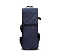 Colcolo Étui Industriel Sacoche Instrument Housse Flûte Pochette de Transport avec Rembourrage Intégral Panneaux Internes Sangle Épaule Réglable et Poignée, Array, Bleu Moka, 72 Cm Court