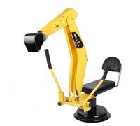 Colcolo Excavatrice Digger Sable Enfant Engin Jouet Chantier Bras Tournant Métal Commande Main Adaptée Jardin Aire Extérieur
