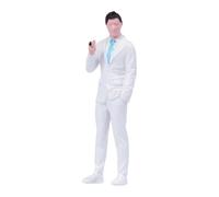 Colcolo Figurine masculine miniature en résine, échelle 1/64, peinte avec un réalisme saisissant, idéale pour la décoration de dioramas, de micro- et, Men Pouce Suits