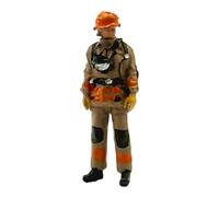 Colcolo Figurines de pompiers au 1/64e - Collection de mini-figurines réalistes pour dioramas et accessoires, Profil Latéral