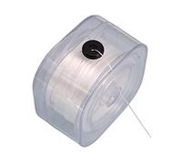 Colcolo Fil Elastique pour Bracele, Cordons de Perles de Fil de Perles 0.6mm 120m Transparent Fil Élastique Bande Élastique pour Bricolage Bracelet Collier de Bijoux Artisanat Faire