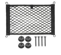Colcolo Fil Élastique pour Côté Coffre en Diamant Matériau Résistant à l'usure Rangement Pratique pour Accessoires Outils Montage Sécurisé par Crochs Vis, 45X25cm