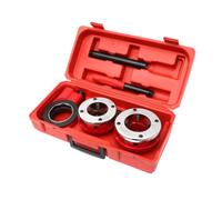 Colcolo Fileteuse de Tube Industrielle Set Filetage Jeu de Filières Levier Ergonomique Valise Rigide Corps en Fonte Ductile Têtes Interchangeables Rangement, 63 Type 2 Têtes