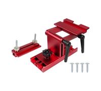 Colcolo Gabarit d'Affûtage pour Meuleuse d'Établi Support Guide Gabarit Accessoire Réglable Corps Métallique Usiné Stabilité Réglage d'Angle Répétable Adapté, Rouge